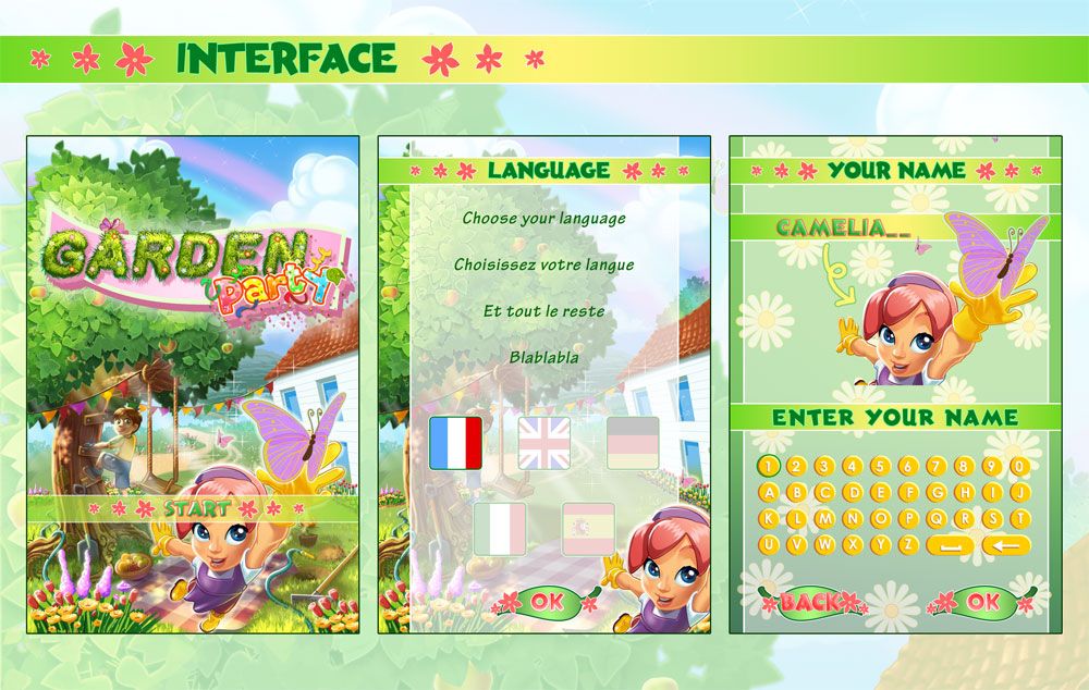 Garden Party: Interface 1