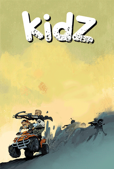 Animation de la couverture de la BD "Kidz"